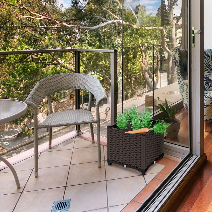 Image du produit Relaxdays Jardinière plastique