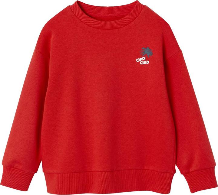 Produktbild Vertbaudet Jungen Sweatshirt mit Urlaubsmotiv hinten, Recycling-Polyester (140)