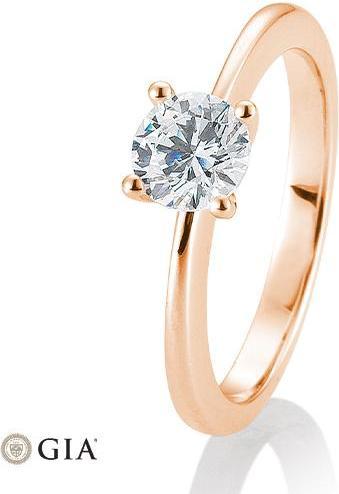 Actual product image Breuning 4 prong set 0.80-1.50 ct. (48, 585/14 K Gold)