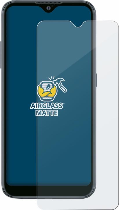 Actual product image BROTECT AirGlass Glass Matte (1 Piece, Samsung Galaxy A02)