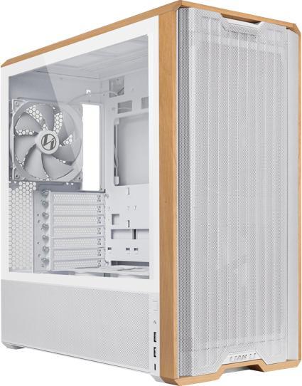 Produktbild Lian-Li Lancool 217 PC-Gehäuse, Midi-Tower, ATX, Tempered Glass - weiss (ATX, SSI EEB)