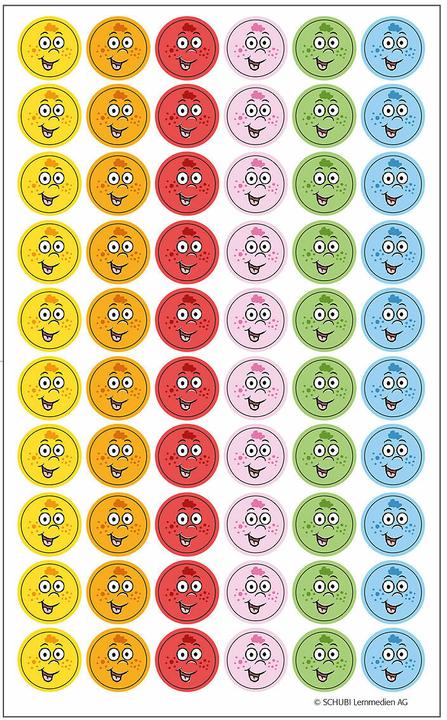Image du produit Motivationssticker Lachgesichter