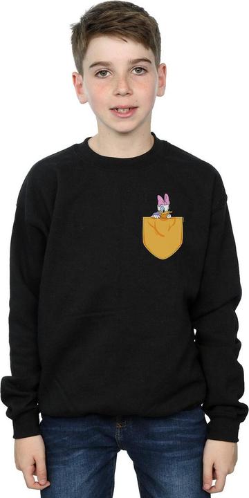Produktbild Disney Daisy Duck Faux Pocket Sweatshirt Jungen (140, 146)