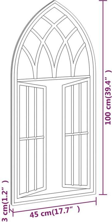Actual product image VidaXL Laria (100 x 45 cm)