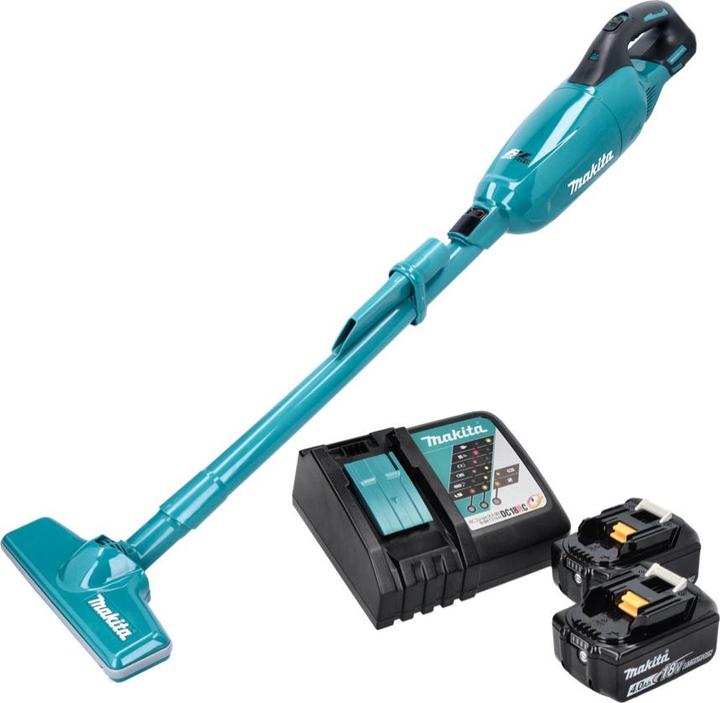 Produktbild Makita DCL 280 FRM Akku Staubsauger 18 V Brushless + 2x Akku 4,0 Ah + Ladegerät