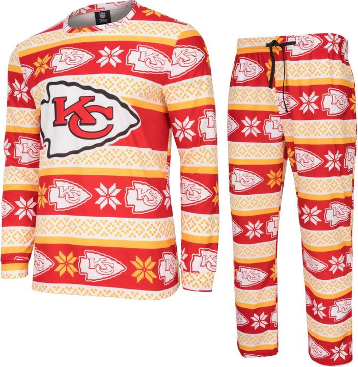 Produktbild Foco NFL Winter XMAS Pyjama Schlafanzug Kansas City Chiefs - S (S)