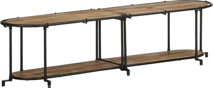Image du produit VidaXL Armoire TV Lowboard Meuble TV Meuble en bois de manguier brut (160 x 42 x 40 cm)