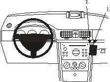 Immagine prodotto Brodit 853262 Supporto per auto Opel Meriva