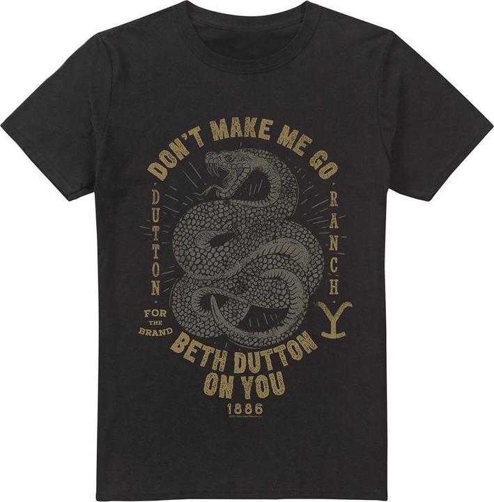 Actual product image Yellowstone Mens Beth Dutton T-Shirt (S)