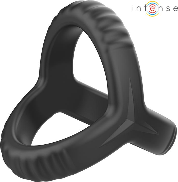 Immagine prodotto Intense Carson Doppio Cock Ring In Silicone Nero Modello 4 (13.50 cm)