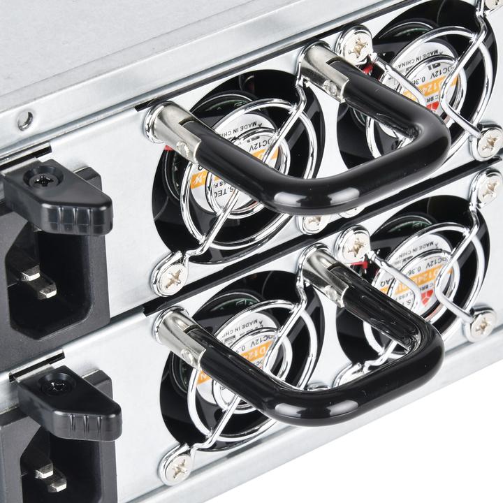 Actual product image Silverstone SST-GM600S - Redundant Mini Power Supply Cybenetics Silver, 600W (600 W)