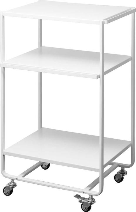 Actual product image Yamazaki kitchen trolley - 3 levels - Tower - White (4918)