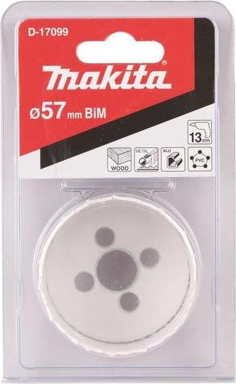 Actual product image Makita D-17099 HSS Bi-Metal gręžimo karūna 57mm (57 millimetres)