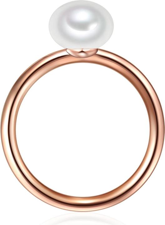 Produktbild Valero Pearls Damen Sterling Silber Süsswasser-Zuchtperle roségold - 11344 (54, 925 Silber)