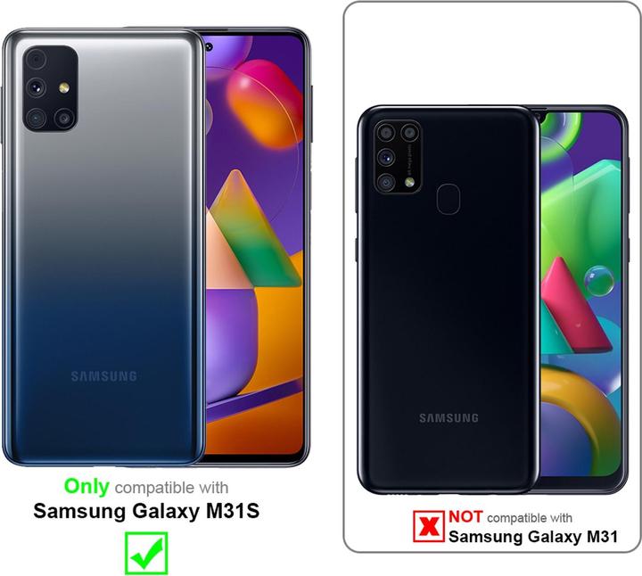 Actual product image Cadorabo Book Jeans Optics Cover (Samsung Galaxy M31s)