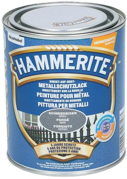 Immagine prodotto Hammerite Metallo protezione vernice ferro battuto (750 ml, Grigio)