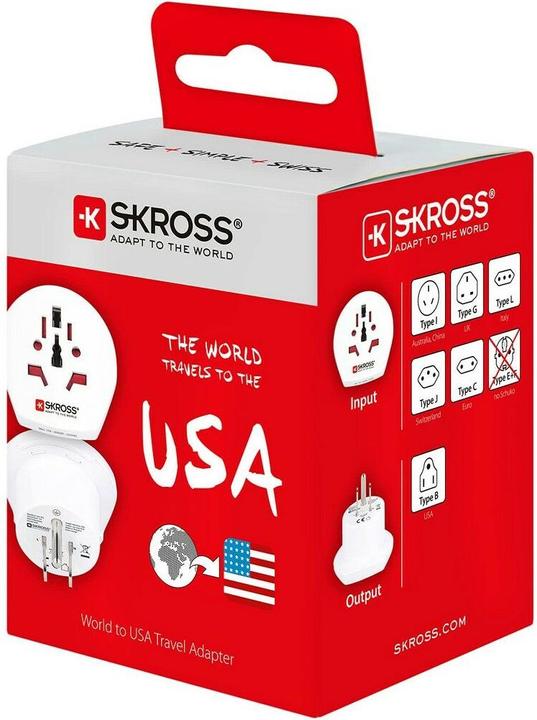 Actual product image Skross World to USA