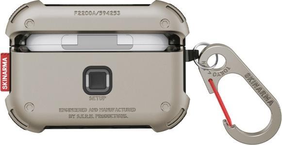 Productafbeelding Skinarma case Mecha AirPods Pro 2 titanium