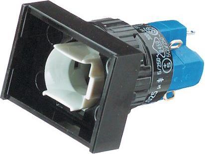 Image du produit EAO Corps de bouton lumineux 18x24mm 1NO+1NF