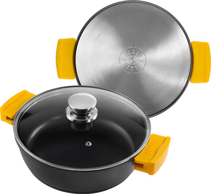 Produktbild Ibili Kochtopf mit Deckel Evolution 24 cm Geeignet für alle Herdarten, inklusive Induktion (Kochtopf, Aluminium)