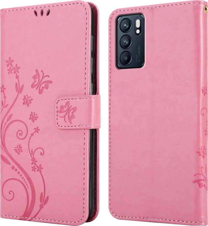 Image du produit Cadorabo Pochette Flower Book (Oppo Reno 6 5G)