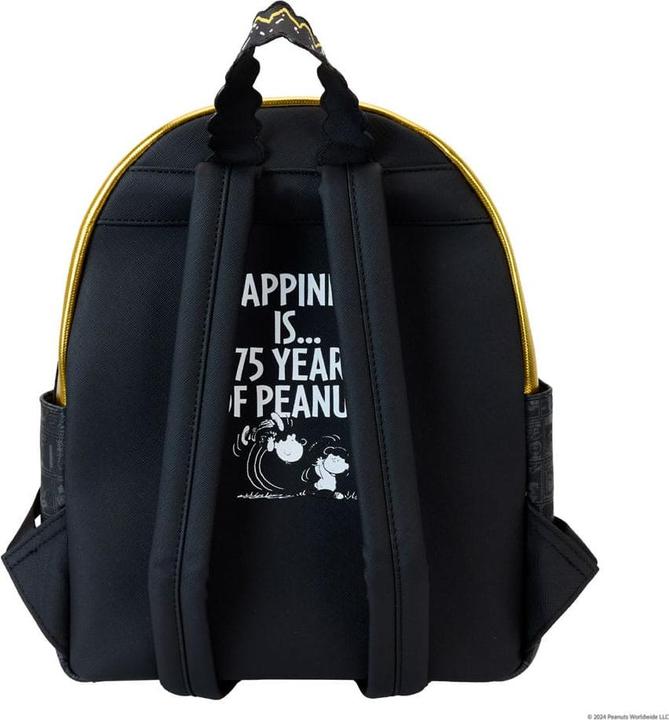 Actual product image Loungefly Peanuts by Mini Backpack 75th Anniversary