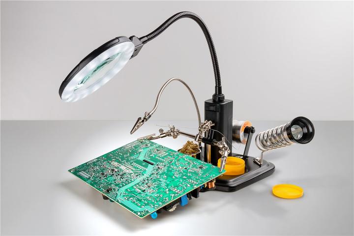 Actual product image Goobay Soldering aid with LED light (Support/Hand)