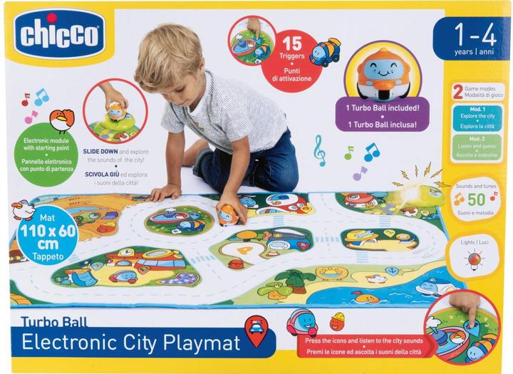 Actual product image Chicco Turbo Ball - Electronic Playmat City (110 x 60 x 110 cm)