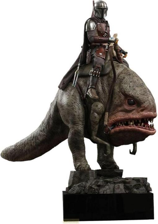 Produktbild Hot Toys Star Wars The Mandalorian Actionfiguren Doppelpack 1/6 The Mandalorian & Blurrg 37 cm