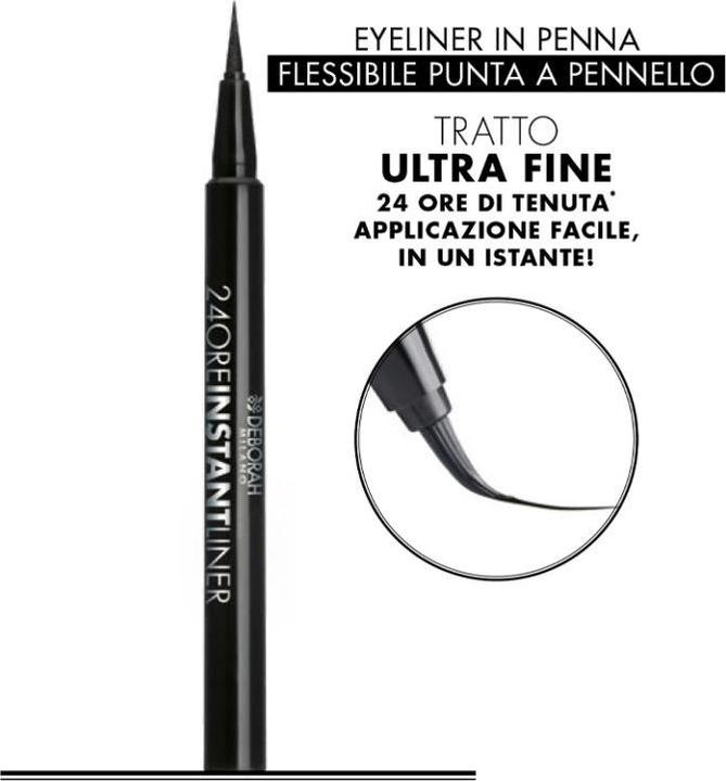 Immagine prodotto Deborah Milano 24Ore Penna Eyeliner Istantanea (Nero)