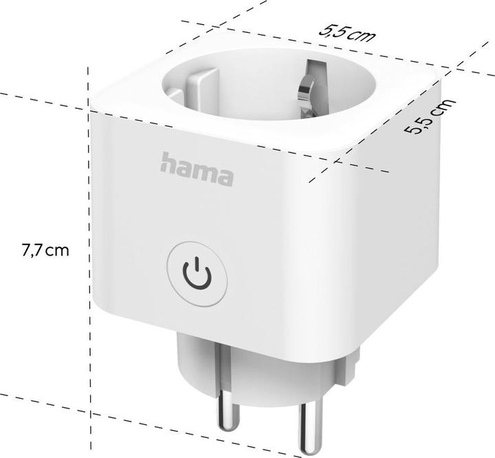 Actual product image Hama Smart WLAN socket outlet
