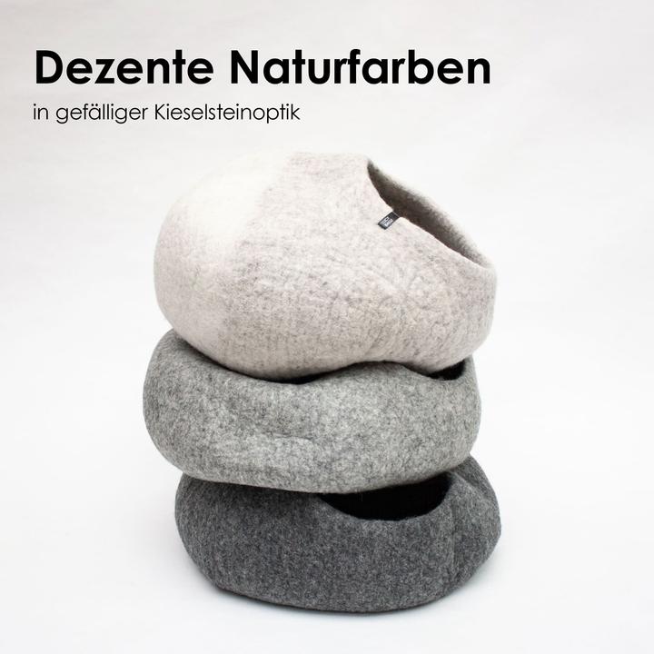 Immagine prodotto LucyBalu PEBBLE KatzenhÃ¶hle aus Filz (Gatto)