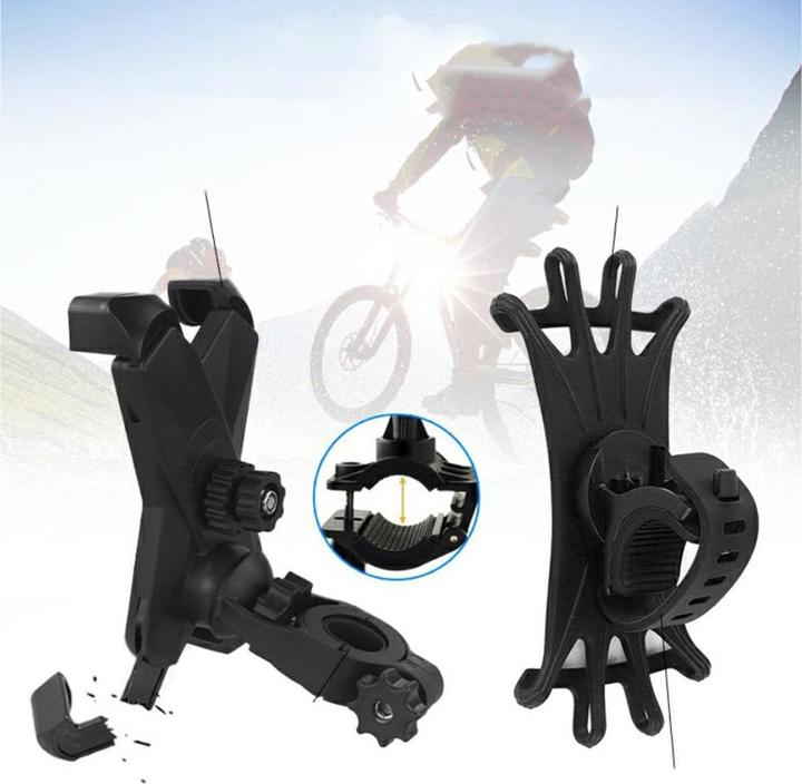 Image du produit Deltalabs Universal Fahrrad Velo Silikon Halterung 360° Drehbar Handy / Smartphone (4"- 6")
