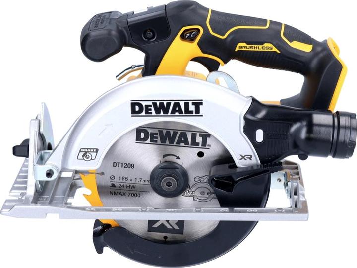 Actual product image DeWalt DCS 565 N cordless circular saw 18 V 165 mm brushless + 1x battery 5.0 Ah - without charger