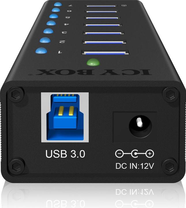 Produktbild Icy Box Ib-Ac618 (USB-B, 7 Ports)