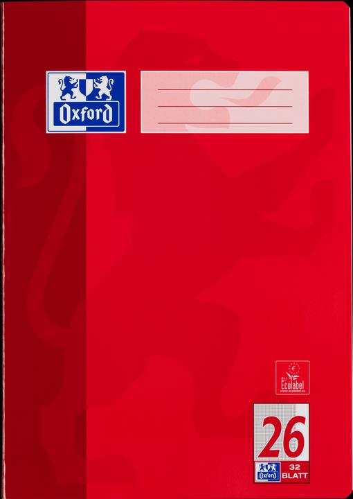 Oxford Exercise book, A4, ruling 26 (A4, Checked, Hardcover)