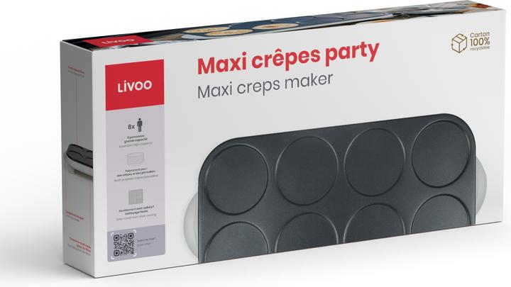 Image du produit Livoo Maxi crêpes party (Prise UE)