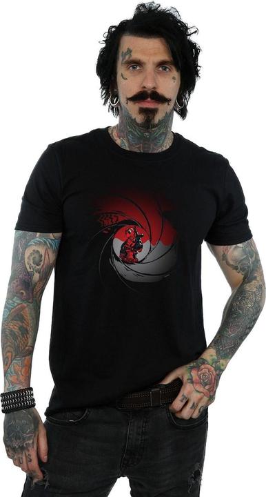 Image du produit - T-shirt DEADPOOL GUN BARREL - Homme (L)