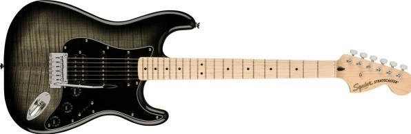 Fender Chitarra elettrica Affinity Series Stratocaster FMT HSS MN Black Burst (Chitarra elettrica, Pioppo)