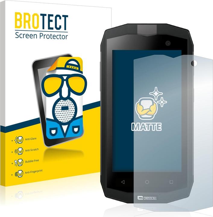 Actual product image BROTECT Anti-glare film Screen protector Matt screen protector film (2 Piece, Crosscall Trekker M1 Core)