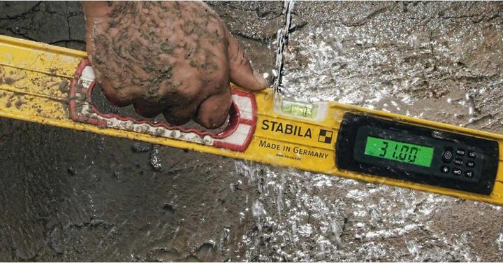 Image du produit Stabila Electronic Spirit Level TECH 19 electronic IP 5 DigitalDisplays et Spirit Level Bag (122 cm)