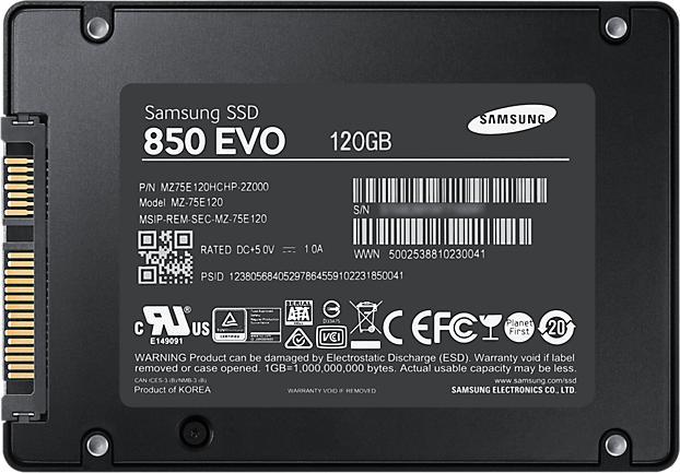 Productafbeelding Samsung 850 EVO Basis (120 GB, 2.5")