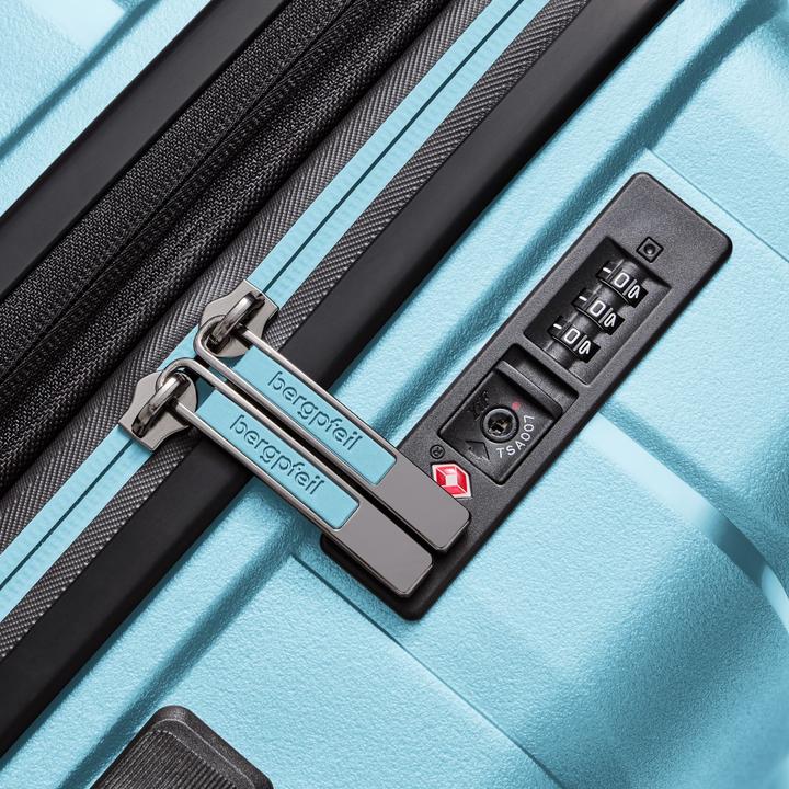 Immagine prodotto Bergpfeil Trolley da viaggio a 4 ruote M 66 cm con piega ad espansione (72 l, M (50 - 90l))