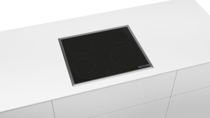 Produktbild Bosch Hausgeräte Einbau-Backofen-Set, HBA510BA3 + PKE645BA2E, Einbau-Backofen, Elektro-Kochfeld, HBD230CR63