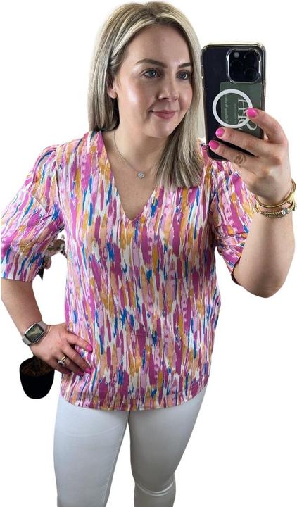 Actual product image B.young blouse v-neck woman joella (40)
