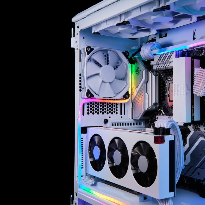 Actual product image Phanteks Neon Digital RGB LED Strip - 55 cm, white (Multicoloured)