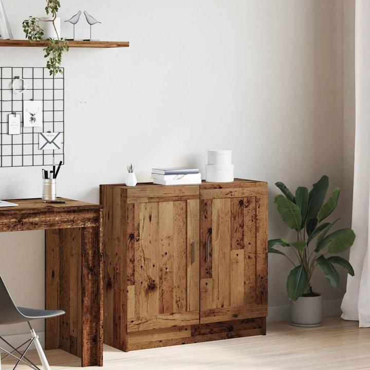 Immagine prodotto VidaXL Bücherschrank Altholz-Optik 82,5x30,5x80 cm Holzwerkstoff (82,5 x 30,5 x 80 cm)