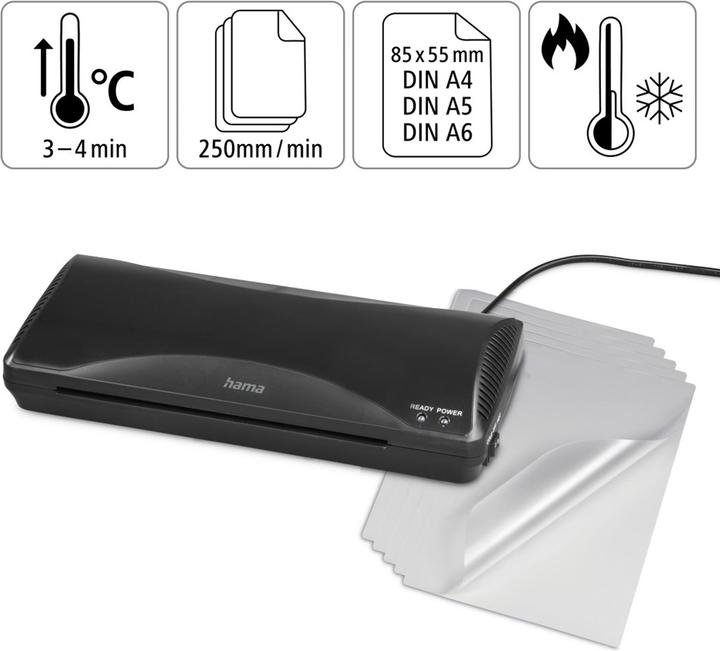 Actual product image Hama Laminator Home & Office DIN A4/250 (125 µm, A4)