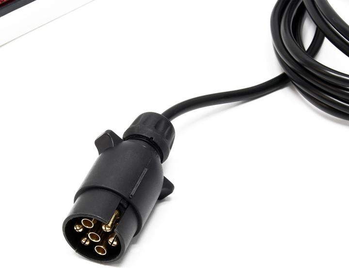 Immagine prodotto Wiltec Striscia luminosa a LED per rimorchio 7 pin 12V illuminazione per rimorchio portabici auto