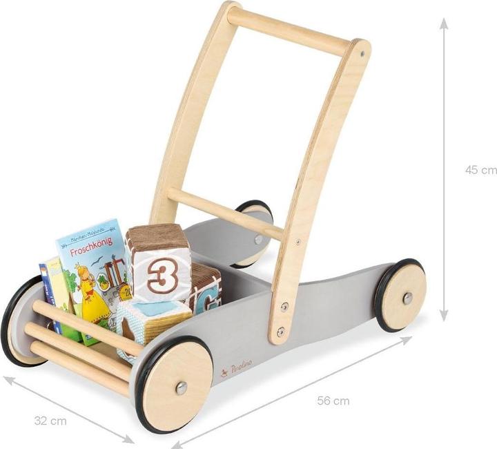 Produktbild Pinolino Lauflernwagen Uli grau